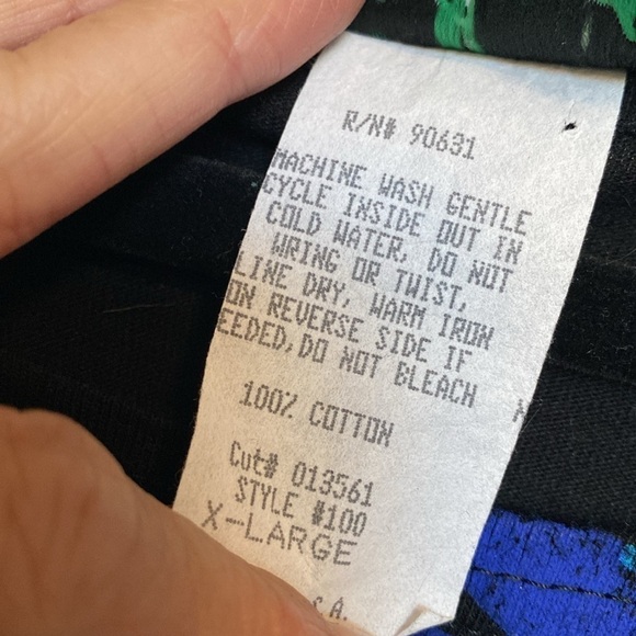 Coconut Bay Mini Dress Womens XL Fish Tropical Beach Novelty Cotton Made in USA - Picture 6 of 6